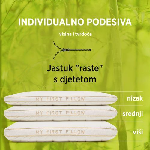 Dečiji jastuk Hitex Bamboo - My First Pillow slika 5