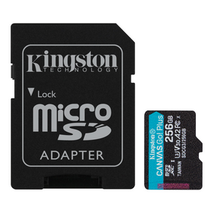 Kingston 256GB Canvas Go Plus, micSDHC