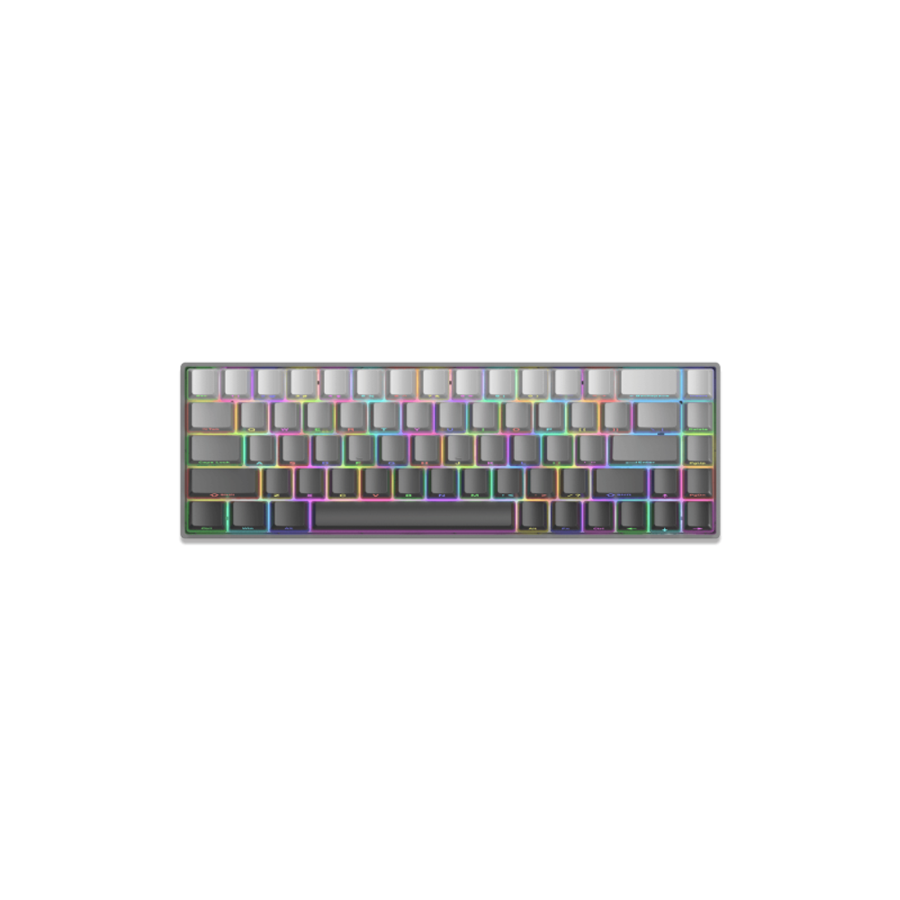 WHITE SHARK Tastatura GK-007721 NUNCHAKU / siva, mehanička, US-BLUE SW. slika 1