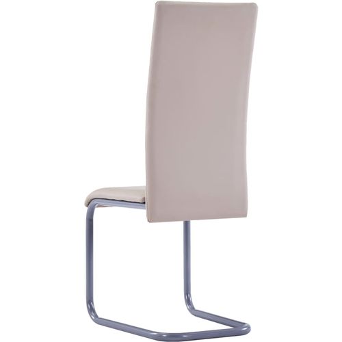 Konzolne blagovaonske stolice od umjetne kože 4 kom cappuccino slika 24