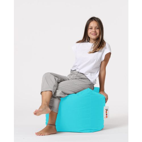 Atelier Del Sofa Vrtni tabure, Square Pouf - Turquoise slika 5