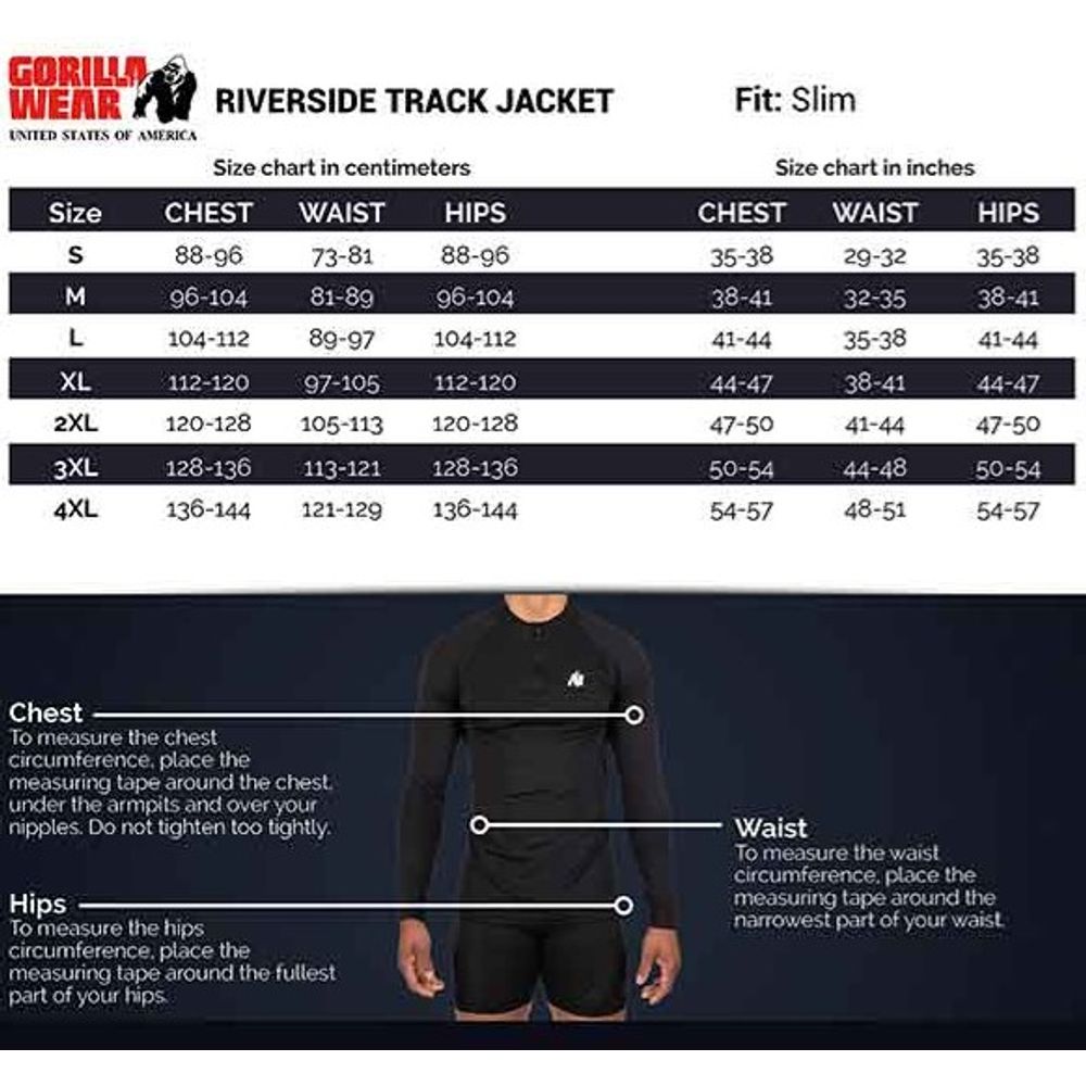 Gorilla Wear RIVERSIDE Komplet trenerka, Crna slika 4