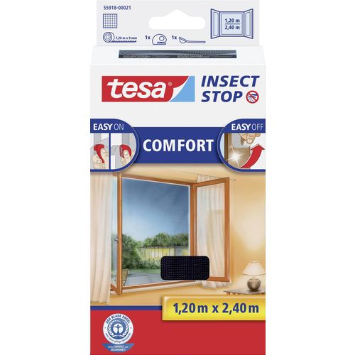 tesa  COMFORT  55918-00021-00    mreža protiv insekata    (Š x V) 1200 mm x 2400 mm  antracitna boja  1 St. slika 2