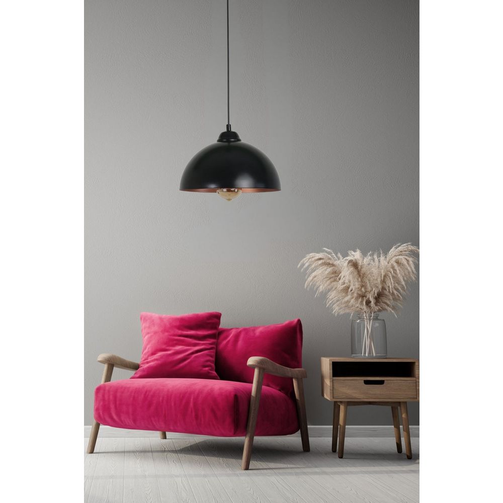 Retro Crni Luster sa Sjenilom Black Chandelier slika 1