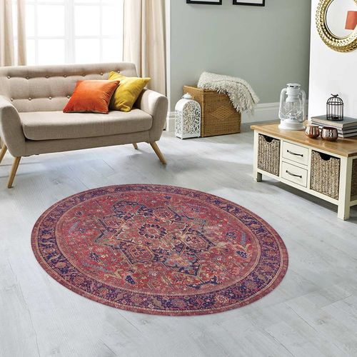 TANKI Tepih Blues Chenille - Claret Red AL 162  Multicolor Carpet (150 cm) slika 1