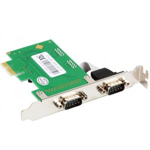 E-Green PCI Express kontroler 2-port serial RS232,DB-9