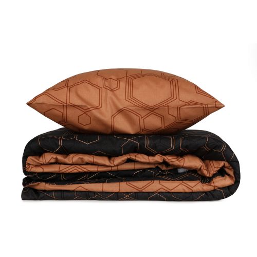 Dawn - Copper Copper
Black Ranforce Single Quilt Cover Set slika 4