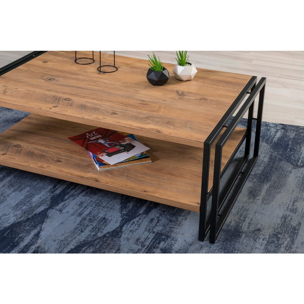 Cosmo Takım 26 Atlantic Pine Crni Set Namještaja za Dnevni Boravak slika 7