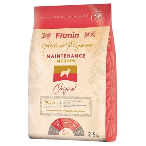Fitmin Dog Nutritional Programme Maintenance Medium Piletina 2,5kg slika 1