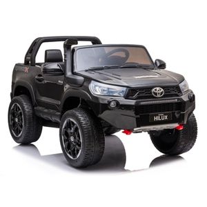 Licencirani auto na akumulator Toyota Hilux 4x4 - dvosjed - crni