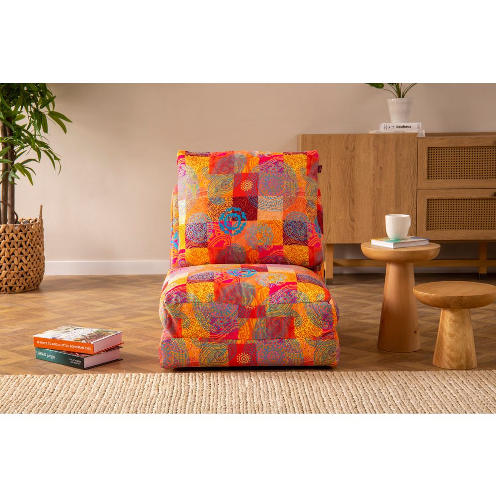 Taida 1 - Seater - Patchwork Višebojni 1-Sjedišni Sofa-Krevet slika 2