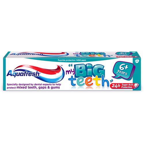 Aquafresh dečija  pasta za zube Big Teeth 6+, 50ml slika 1