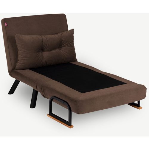 Atelier Del Sofa Fotelja na razvlačenje, Smeđa, Sando Single - Brown slika 3