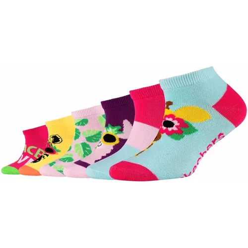 Skechers 6ppk girls casual fancy sneaker socks sk43082-4203 slika 1