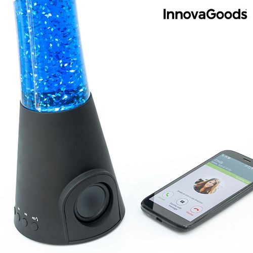 InnovaGoods Lava svjetiljka s bluetooth zvučnikom i mikrofonom 12x40cm slika 1