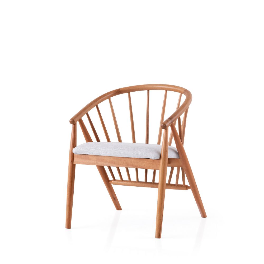Ava - 4501 Oak Svijetlo Sivi Stolac slika 1