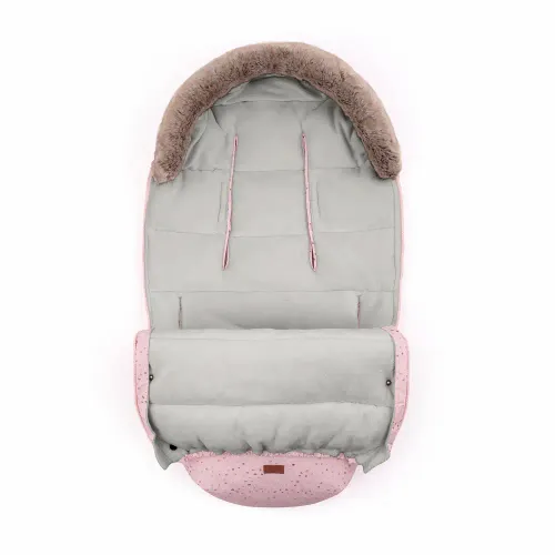 PETITE&MARS Footmuff Comfy 4 u 1 zimska vreća za kolica, Glossy Princess/Grey slika 2