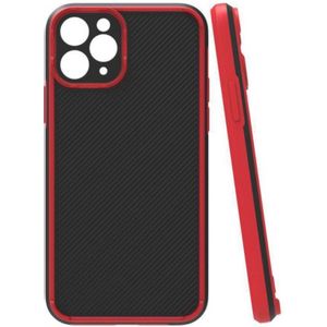 MCTR82-XIAOMI Redmi Note 10 5g * Textured Armor Silicone Red (79)