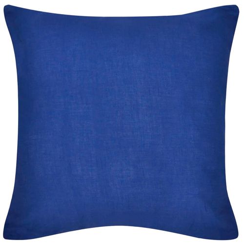 130919 4 Blue Cushion Covers Cotton 40 x 40 cm slika 16