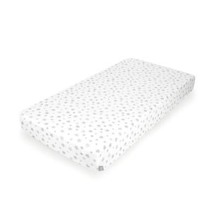 Ceba Baby posteljina Jersey s elastičnom trakom(140x70) Gray stars