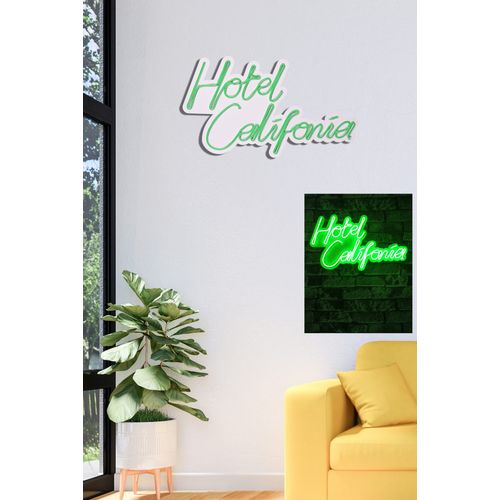 Wallity Ukrasna plastična LED rasvjeta, Hotel California - Green slika 10