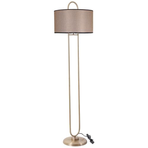 Elips Lambader Eskitme Ayak Koyu Hasır Abajurlu Beige
Black
Bronze Floor Lamp slika 2