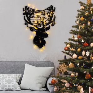 Wallity Metalna zidna dekoracija, XMASBLACK - 026