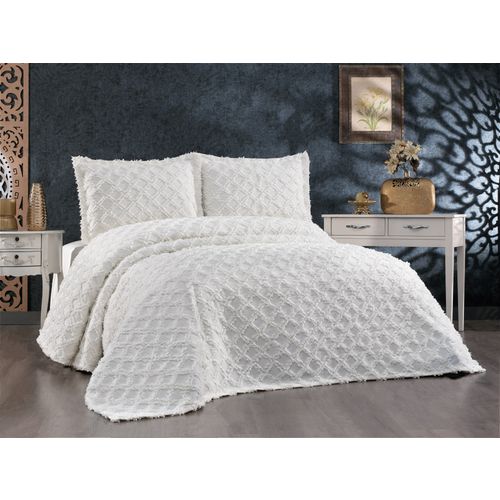 Harem - Cream Cream Double Bedspread Set slika 1