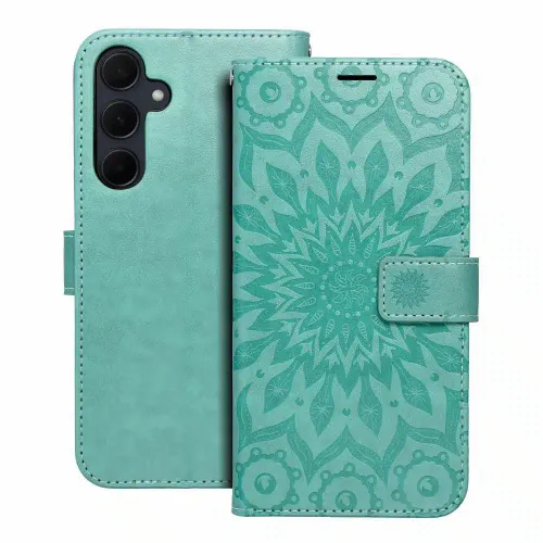 MEZZO Book case preklopna torbica za SAMSUNG GALAXY A35 5G mandala green slika 1