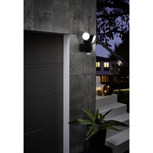 Eglo Casabas vanjska reflektor, led, 2x4w, na baterije, senzor, crna  slika 2