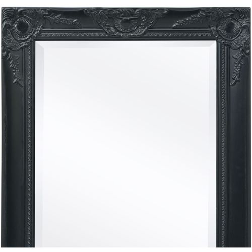 Zidno ogledalo Barokni stil 100x50 cm Crno slika 59