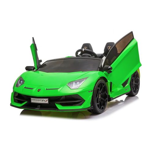 Licencirani auto na akumulator Lamborghini Aventador SX2028 - dvosjed - zeleni slika 8