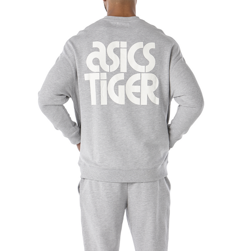 ASICS Muški duks Bl Sweat Crew sivi slika 2