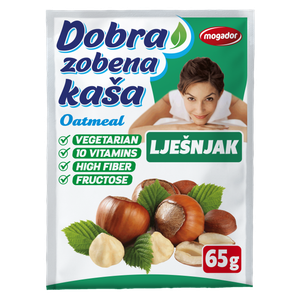 Dobra zobena kaša 65g lješnjak      