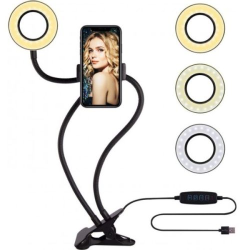 LED-RING4-PH-01 Gembird LED Selfi prsten sa drzacem za telefon slika 4