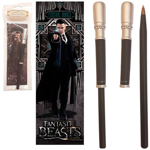 Fantastic Beasts Percival Graves kemijska u obliku štapića i bookmark slika 1