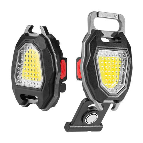 LED lampa privezak, otvarac za flase sa upaljacem, crna slika 2