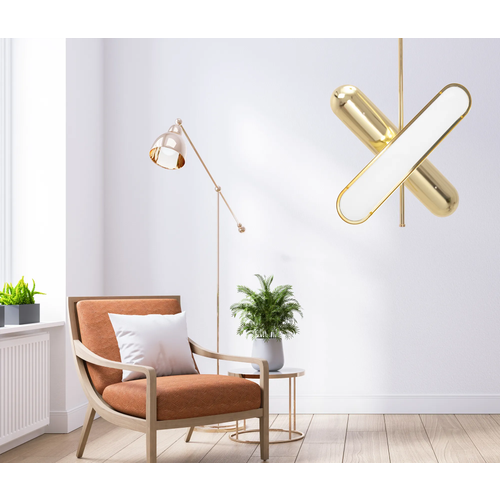 TOOLIGHT APP832-CP GOLD LED viseća stropna svjetiljka slika 3