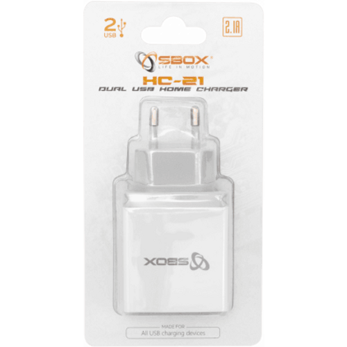 S BOX HC 21, 2.1A, Home USB Charger slika 4