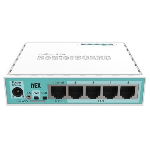 MikroTik RB750Gr3 heX 5xGigabit, Dual Core 880MHz CPU, 256MB RAM, USB, microSD, RouterOS L4 (264) slika 1