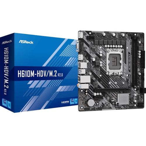 Matična ploča Asrock Intel LGA1700 H610M-HDV M.2 R2.0 slika 1