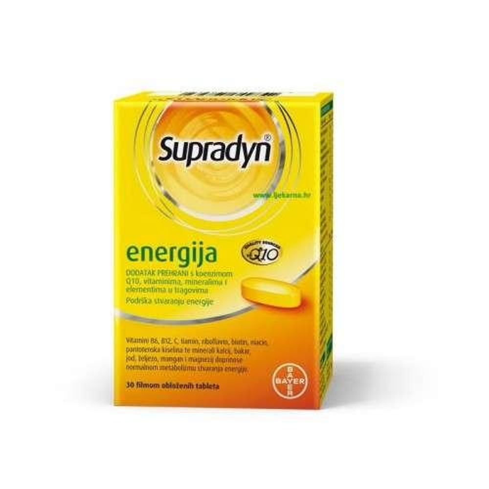 SUPRADYN Q10 TBL A30 - Dodatak Prehrani za Energiju slika 1