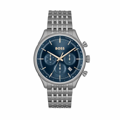 Uniseks satovi Hugo Boss 1514083 Mornarsko plava Tamno sivo (Ø 45 mm) slika 1