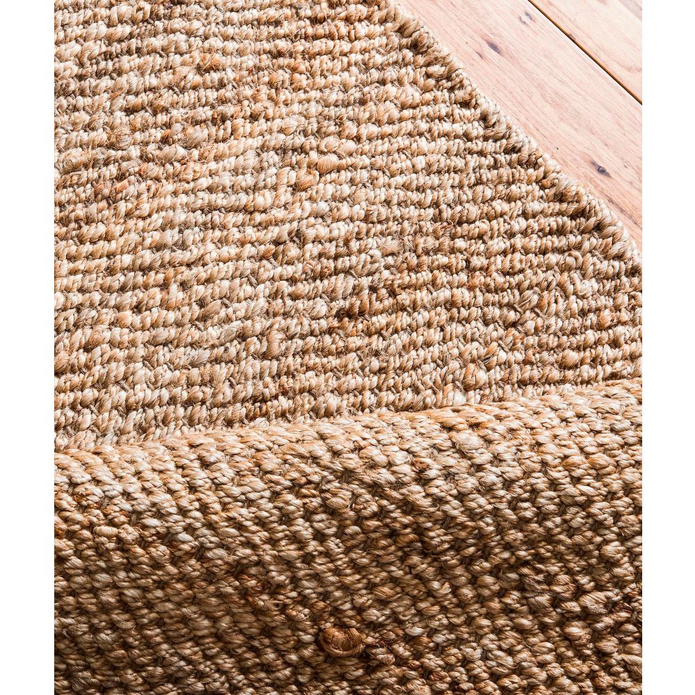 Tepih "00015A" od jute (160 x 240 cm) ručno tkan - izložbeni artikl (oštećenja ambalaža) slika 5