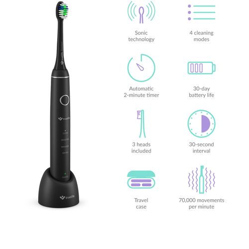 TRUELIFE električna četkica SonicBrush Compact Black slika 3