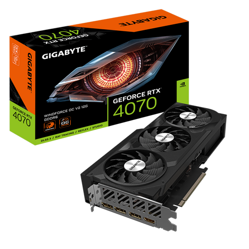 Gigabyte GV-N4070WF3OCV2-12GD GeForce RTX 4070 WINDFORCE OC V2 12GB slika 1