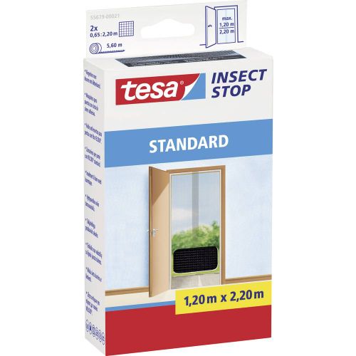 tesa  STANDARD  55679-00021-03    mreža protiv insekata za vrata    (Š x V) 650 mm x 2200 mm  antracitna boja  1 St. slika 1