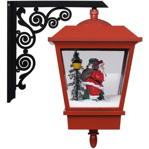 Božićna zidna svjetiljka s Djedom Mrazom LED crvena 40x27x45 cm slika 20