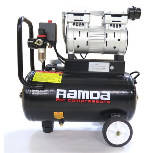 RAMDA Tihi Kompresor Bez Ulja 24L, 0,75kW, 8bar, 60L/min slika 3