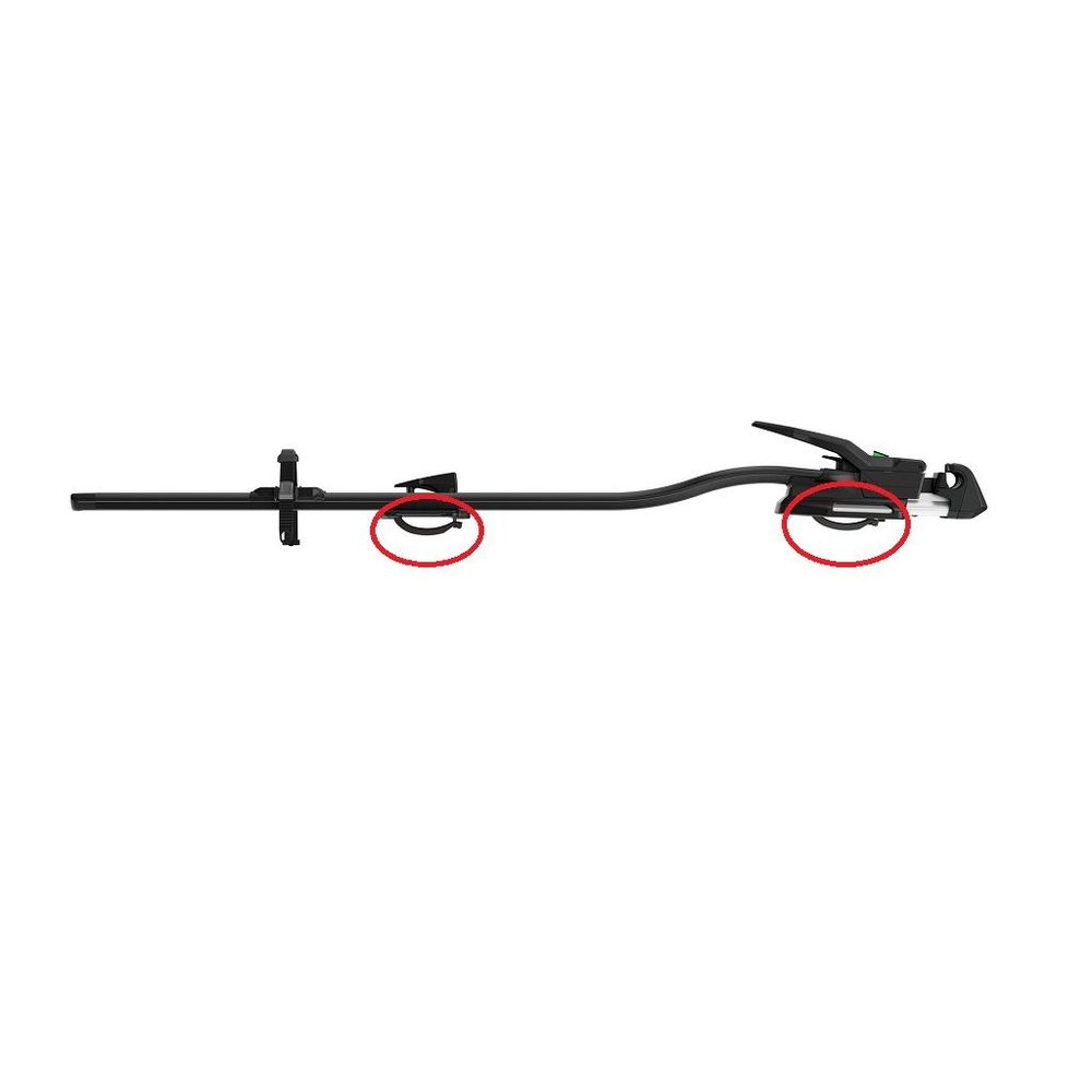 Thule FastRide &amp; TopRide Around-the-bar Adapter 889-9 adapter za čeličnu šipku slika 9